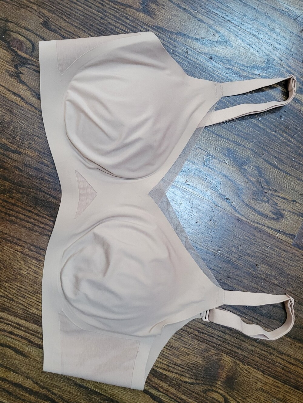 Honeylove Lift Crossover Contour Nude Bra Women Size 1X Smoothing Shaping